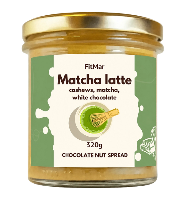 Matcha Latte krém s bílou čokoládou